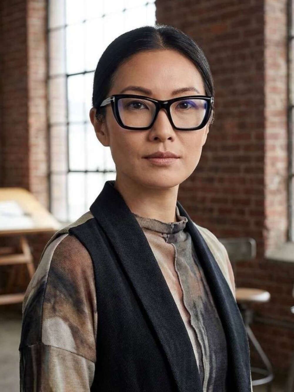 Tom Ford FT6047-B 001 Eyeglasses Black 54mm Cat Eye Frame, Blue Light Block